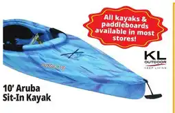 Ocean State Job Lot KL Outdoor Aruba 10' Sit-In Kayak Ocean Berry offer