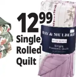 Ocean State Job Lot Single Rolled Quilt offer