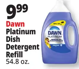 Ocean State Job Lot Platinum Dish Soap Liquid Refill offer