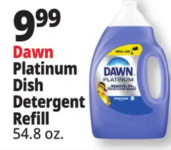 Ocean State Job Lot Platinum Dish Soap Liquid Refill offer