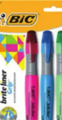 Ocean State Job Lot Brite Liner Grip Highlighters 4-Piece offer