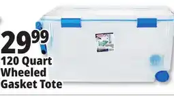 Ocean State Job Lot 120 Quart Wheeled Gasket Tote offer