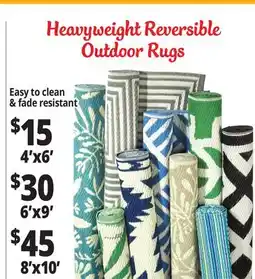 Ocean State Job Lot Heavyweight Reversible Outdoor Rugs offer