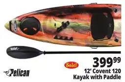 Ocean State Job Lot Pelican Covert Angler Kayak w/ Paddle offer