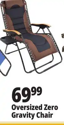 Ocean State Job Lot Oversized Zero Gravity Reclining Chair offer