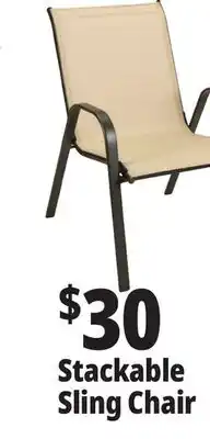 Ocean State Job Lot Stackable Sling Chair offer