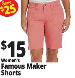 Ocean State Job Lot Women's Famous Maker Shorts offer