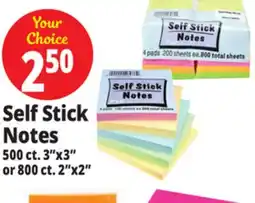 Ocean State Job Lot Assorted Color Sticky Notes 500 Sheets offer