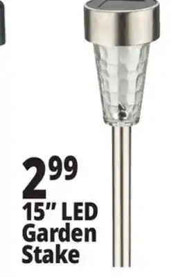 Ocean State Job Lot 15 LED Garden Stake offer