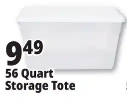 Ocean State Job Lot 56 Quart Storage Tote offer