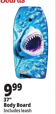Ocean State Job Lot 37 Body Board offer