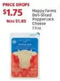 Aldi Happy Farms deli-sliced pepper jack cheese offer