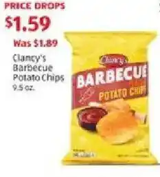 Aldi Clancy's Barbecue Potato Chips offer
