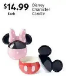 Aldi Disney character candle offer