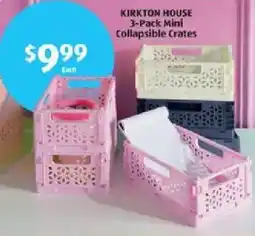 Aldi Kirkton house mini collapsible crates offer