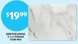 Aldi Kirkton house printed chair mat offer