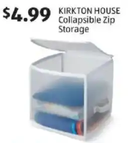 Aldi Kirkton house collapsible zip storage offer