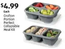 Aldi Crofton portion perfect collapsible meal kit offer