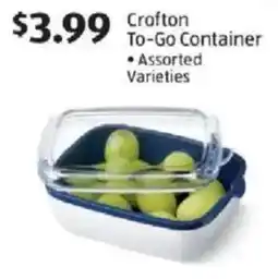 Aldi Crofton To-Go container offer