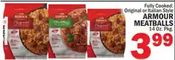 Bravo Supermarkets ARMOUR MEATBALLS offer