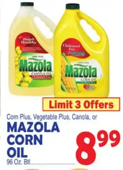 Bravo Supermarkets MAZOLA CORN OIL offer