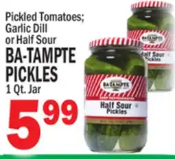 Bravo Supermarkets BA-TAMPTE PICKLES offer