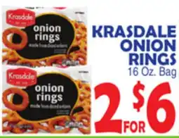 Bravo Supermarkets KRASDALE ONION RINGS offer