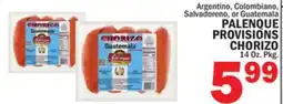 Bravo Supermarkets PALENQUE PROVISIONS CHORIZO offer