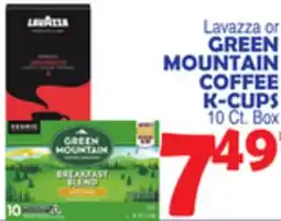 Bravo Supermarkets LAVAZZA OR GREEN MOUNTAIN COFFEE K-CUPS offer