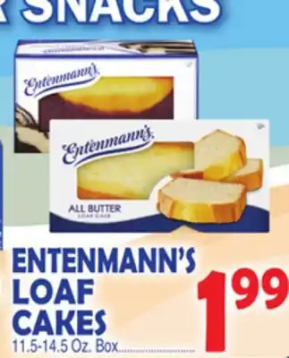 Bravo Supermarkets ENTENMANN'S LOAF CAKES offer