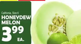Bravo Supermarkets HONEYDEW MELON offer