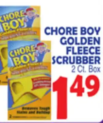 Bravo Supermarkets CHORE BOY GOLDEN FLEECE SCRUBBER offer