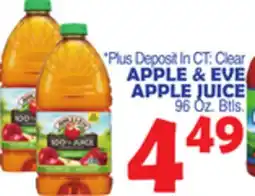 Bravo Supermarkets APPLE & EVE APPLE JUICE offer