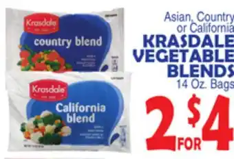 Bravo Supermarkets KRASDALE VEGETABLE BLENDS offer