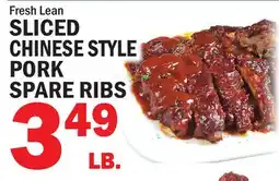 Bravo Supermarkets SLICED CHINESE STYLE PORK SPARE RIBS offer
