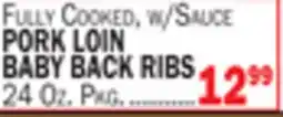Bravo Supermarkets PORK LOIN BABY BACK RIBS offer