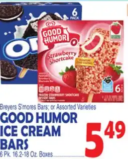 Bravo Supermarkets GOOD HUMOR ICE CREAM BARS offer