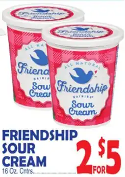 Bravo Supermarkets FRIENDSHIP SOUR CREAM offer