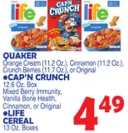 Bravo Supermarkets QUAKER offer