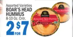 Bravo Supermarkets BOAR'S HEAD HUMMUS offer