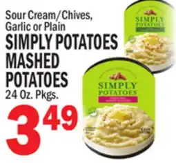Bravo Supermarkets SIMPLY POTATOES MASHED POTATOES offer