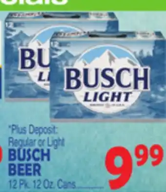 Bravo Supermarkets BUSCH BEER offer
