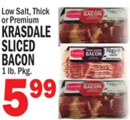 Bravo Supermarkets KRASDALE SLICED BACON offer