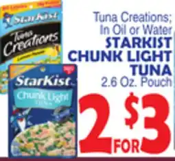 Bravo Supermarkets STARKIST CHUNK LIGHT TUNA offer