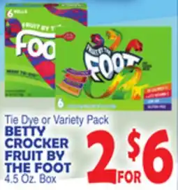 Bravo Supermarkets BETTY CROCKER FRUIT BY THE FOOT offer