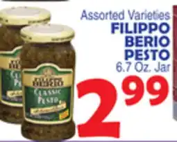 Bravo Supermarkets FILIPPO BERIO PESTO offer