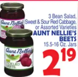 Bravo Supermarkets AUNT NELLIE'S BEETS offer