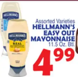 Bravo Supermarkets HELLMANN'S EASY OUT MAYONNAISE offer