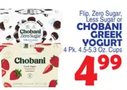 Bravo Supermarkets CHOBANI GREEK YOGURT offer