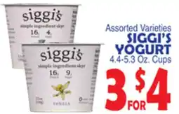 Bravo Supermarkets SIGGI'S YOGURT offer